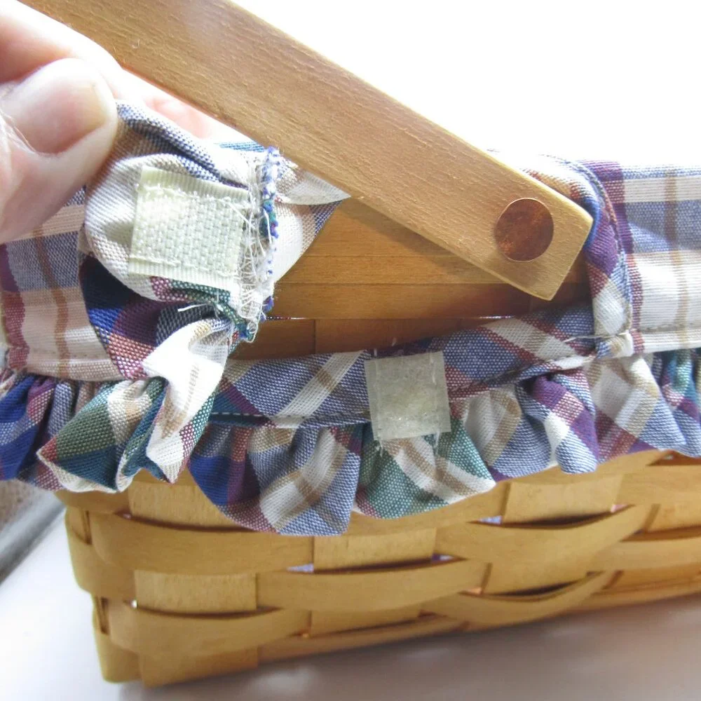 Longaberger Basket with Liner and Protector - Picture 2 of 13